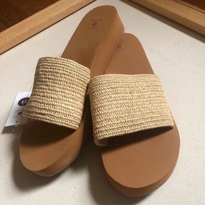 NWT Shade & Shore Catalina Slide Sandals